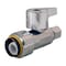 Apollo 1/2 in. Chromed Brass Push-To-Connect x 1/4 in. O.D. Compression Quarter-Turn Straight Stop Valve FSBVS1214C - alternate 4